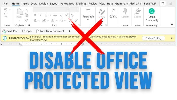 Nguyên nhân thứ hai khiến file Excel không thể chỉnh sửa