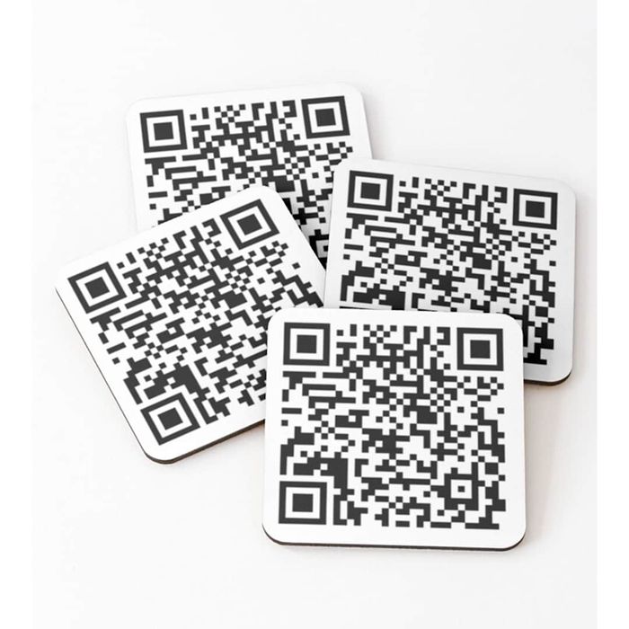 random wikipedia page QR code coasters