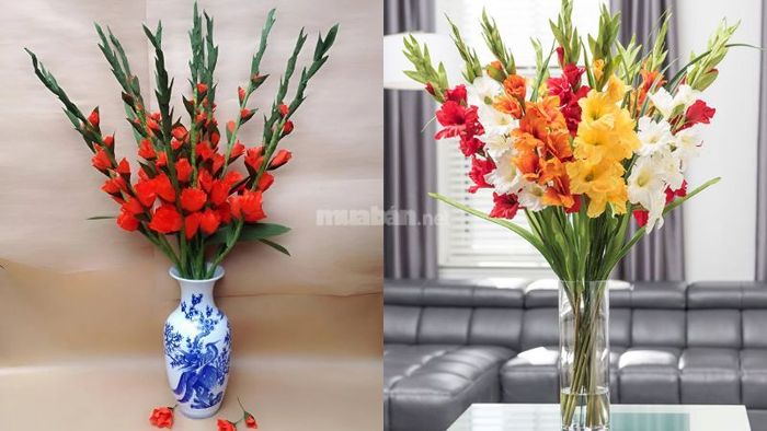 Hoa lay ơn với vẻ đẹp thanh thoát và nhiều màu sắc bắt mắt, rất phù hợp để dùng trong lễ cúng khai trương