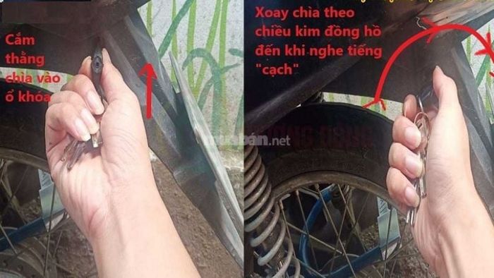 Cách thực hiện mở cốp xe bằng chìa khóa rất đơn giản và dễ dàng