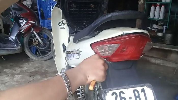 Cốp xe đã được mở thành công