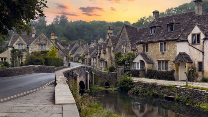 Castle Combe, a place where history seems to have paused four centuries ago.