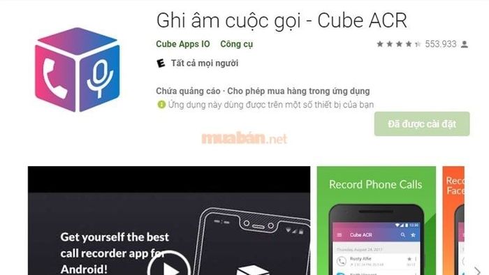 Cube Call Recorder ACR - Ứng dụng ghi âm đa năng