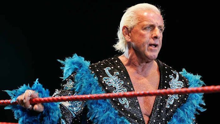 Ric Flair during the iconic Hulkamania Tour of Hulk Hogan.