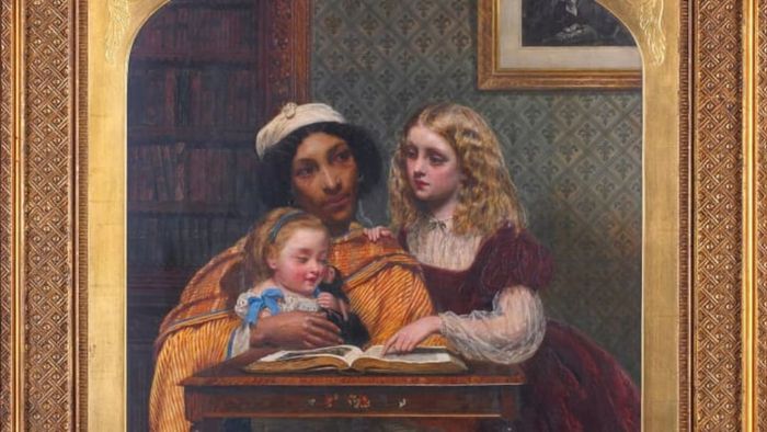Fanny Eaton depicted in Rebecca Solomon's The Young Teacher.