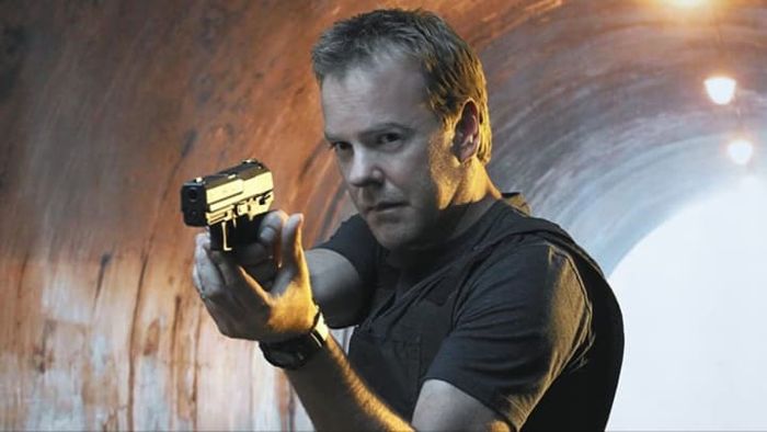 In '24', Kiefer Sutherland takes on the iconic role of Jack Bauer.