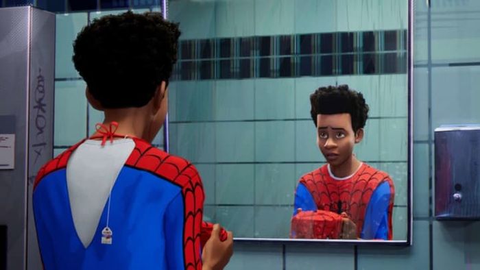 Shameik Moore lends his voice to Miles Morales in the 2018 hit, Spider-Man: Into the Spider-Verse.