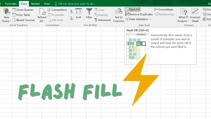 Tính năng Flash Fill trong Excel giúp tự động điền dữ liệu nhanh chóng và hiệu quả