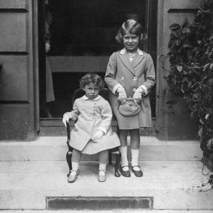 Princesses Margaret and Elizabeth in 1933.