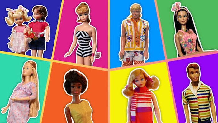 The world of Barbie and her companions.