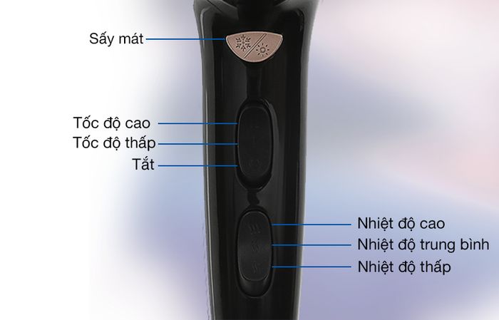 Công tắt - Máy sấy tóc Hommy KF-3122