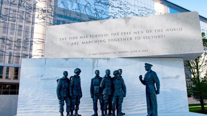 The Dwight D. Eisenhower Memorial.