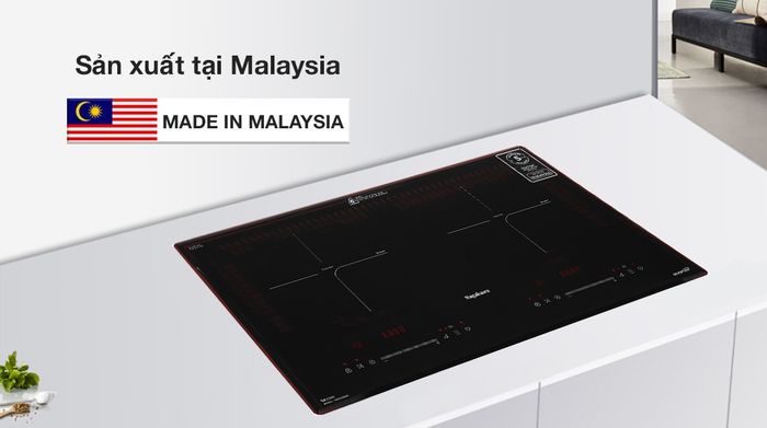 Xuất xứ - Bếp từ đôi lắp âm Nagakawa NK2C08MS