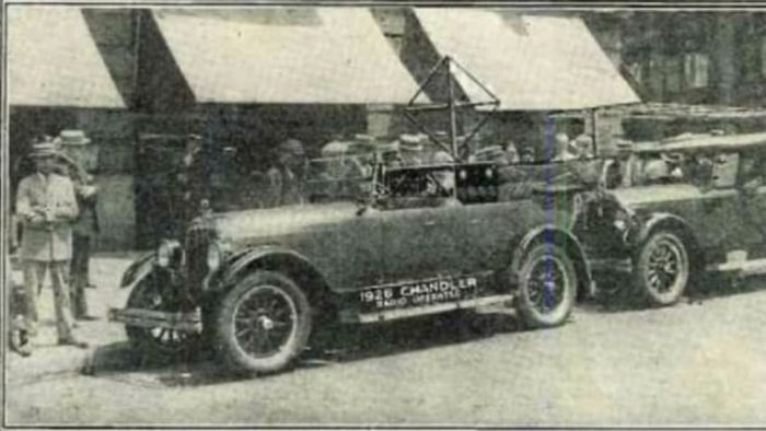 In 1925, Francis Houdina introduced his radio-controlled car, named the 'American Wonder.'