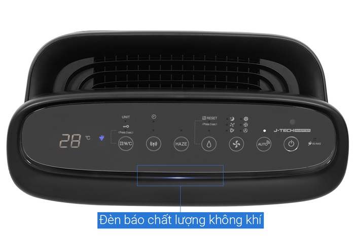 Máy lọc không khí Sharp KI-N40V-H 29W - Đèn báo chất lượng không khí