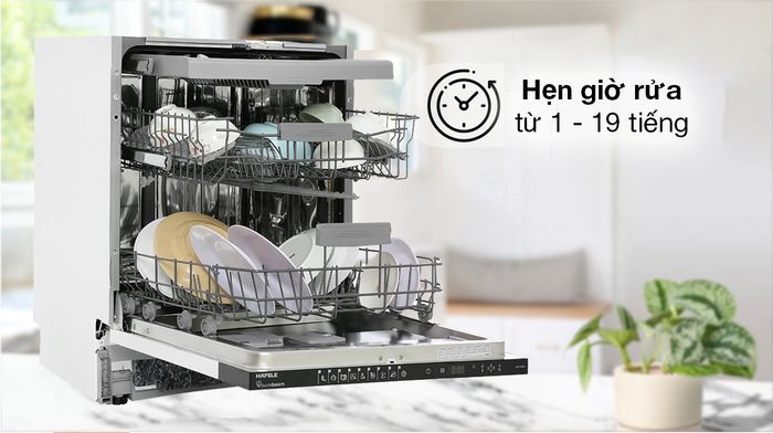 Máy rửa chén âm toàn phần Hafele HDW-FI60D - Tiện ích 