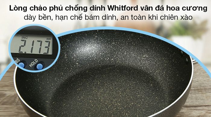 Chảo nhôm sâu chống dính đáy từ 26cm Sunhouse SHS26MB - Chất liệu hợp kim nhôm dày 2.173 mm