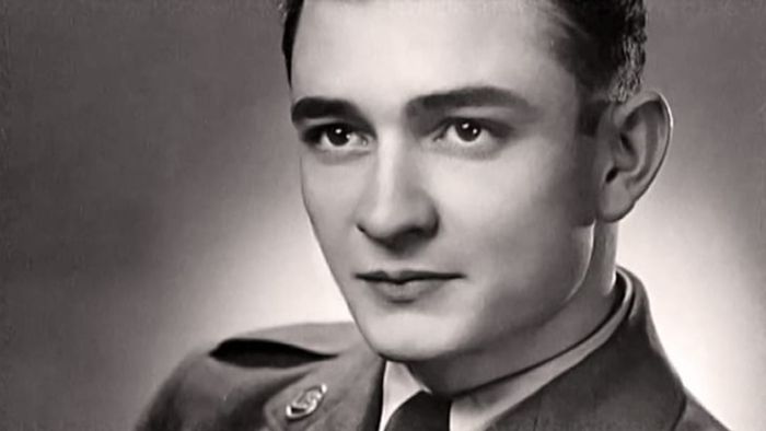 John R. Cash during his service in the Air Force in the early 1950s.