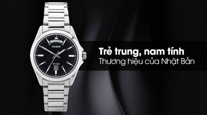 Đồng hồ nam Casio MTP-1370D-1A1VDF có thiết kế trẻ trung và nam tính