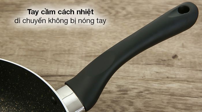 Chảo nhôm sâu chống dính đáy từ 26cm Sunhouse SHS26MB - Chảo chống dính có tay cầm cách nhiệt