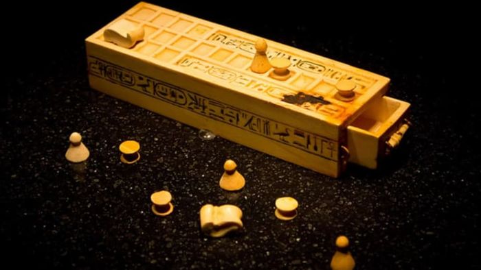 The ancient board game senet.