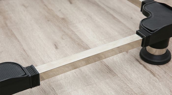 Chân đế máy giặt, tủ lạnh 48x60cm CD4860DN Đen - Inox