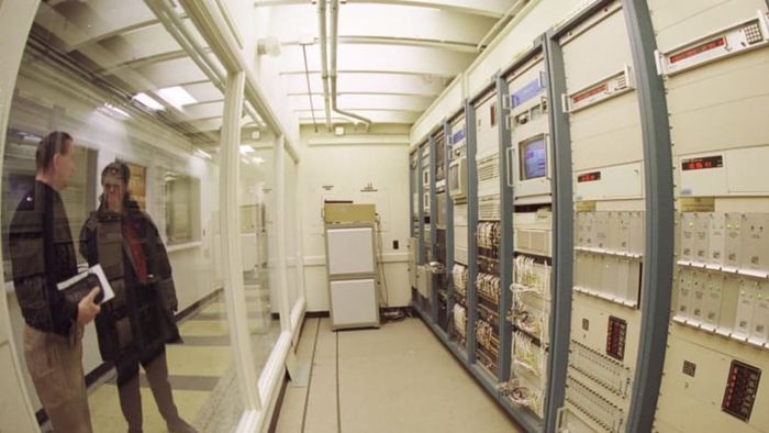 A glimpse inside the U.S. Naval Observatory in Washington, D.C., on December 29, 1999.