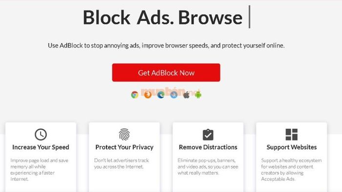 Tải tiện ích chặn quảng cáo dành cho Google Chrome