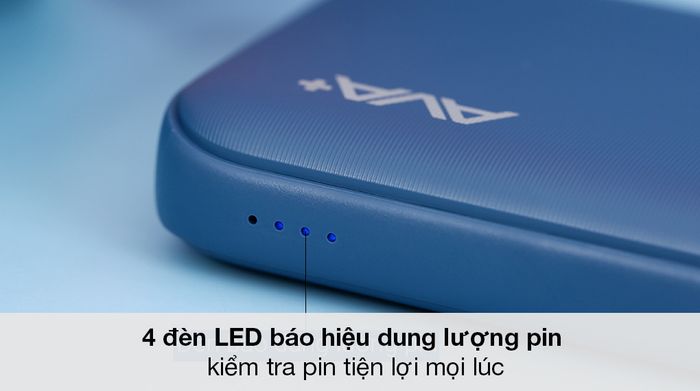 Pin sạc dự phòng Polymer 10000mAh Type C AVA+ PJ JP260 - Đèn LED báo hiệu