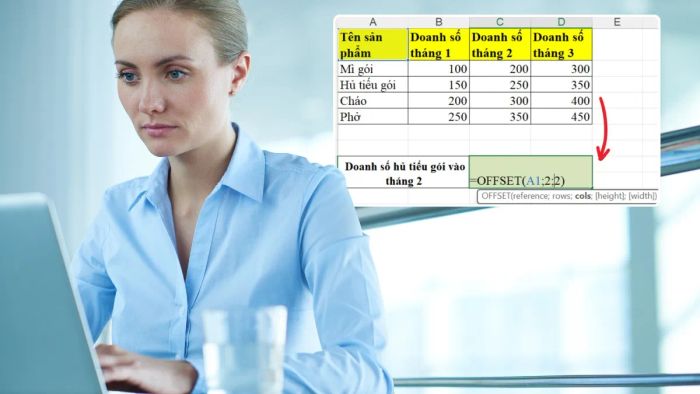 Hàm OFFSET trong Excel là gì?