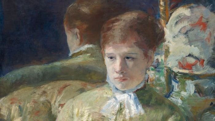 Mary Cassatt, Woman with a Fan, c. 1878-1879