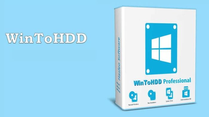 WinToHDD cho phép sao chép hệ điều hành một cách dễ dàng