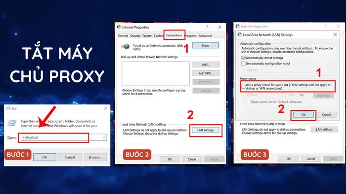 Vô hiệu hóa máy chủ Proxy