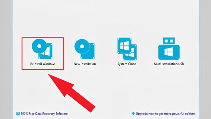 Hình ảnh minh họa cách cài đặt Windows bằng WinToHDD bước 1