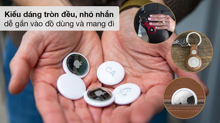 Thiết bị định vị thông minh AirTag 1 Pack MX532 - Thiết kế nhỏ gọn, màu bạc - trắng sang trọng