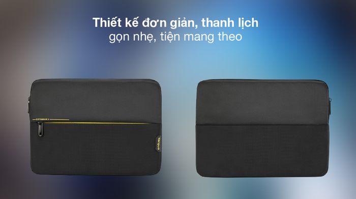 Đơn giản - Túi chống sốc Laptop 13.3 inch Targus CityGear TSS930GL-80 Đen