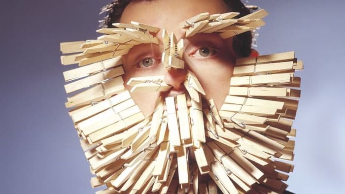 Kevin Thackwell, famously known as Clothes Pin Man, demonstrates his extraordinary skill on Ripley's Believe It or Not!