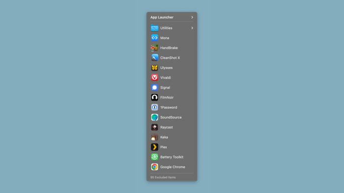 Folder Peek as an efficient app launcher on your Mac.