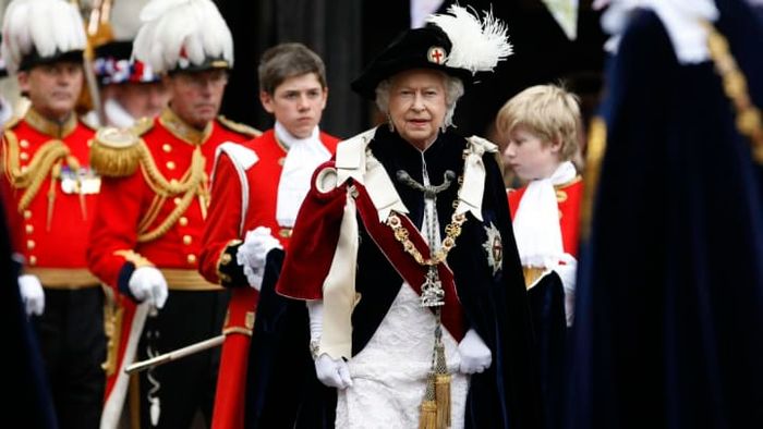 In 2010, Queen Elizabeth II participated in The Order of the Garter Service at St. George's Chapel, Windsor Castle, located in Windsor, England. This prestigious order, founded by Edward III in 1348, is the oldest and highest British Order of Chivalry.