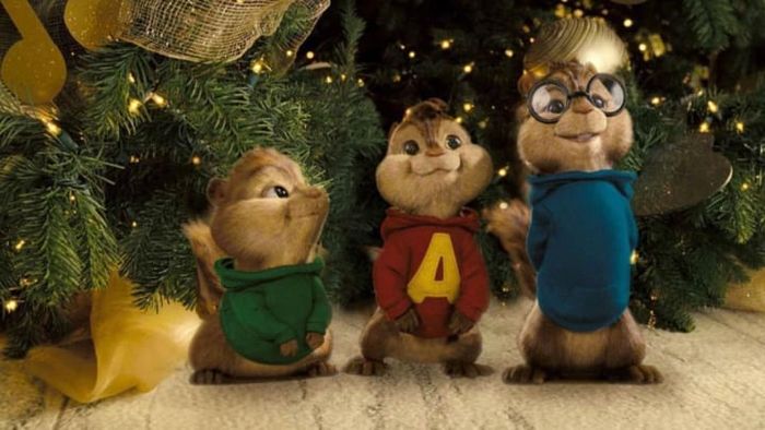 Alvin, Simon, and Theodore from the 2007 film Alvin and the Chipmunks.