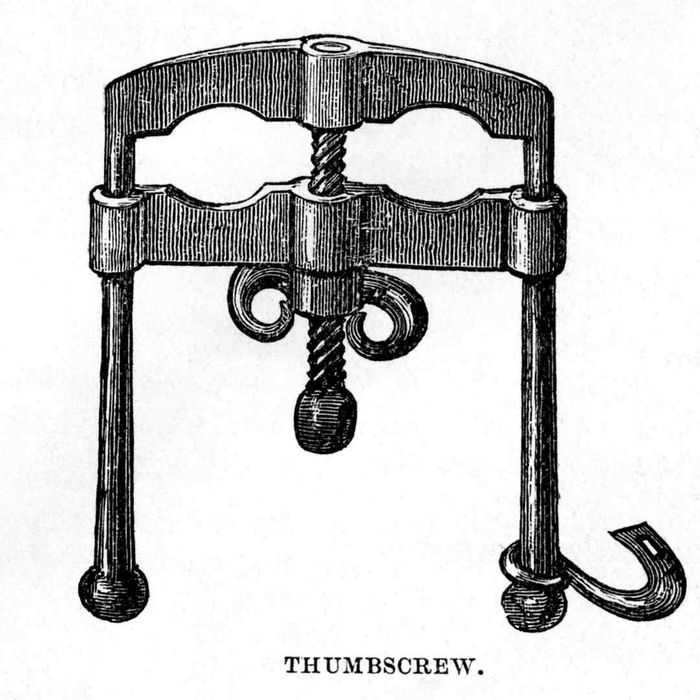 Thumbscrew, illustration