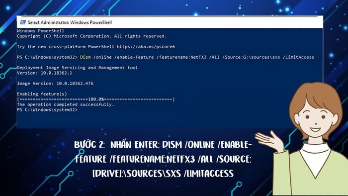 Phương pháp 2 - Bước 2: Khắc phục lỗi 0x800f081F trên Windows 10
