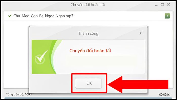 Chuyển file OGG bằng Freemake Audio Converter bước 4