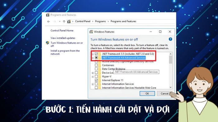 Phương pháp 3 - Bước 2: Khắc phục lỗi 0x800f081F trên Windows 10