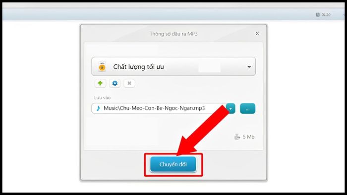 Chuyển file OGG bằng Freemake Audio Converter bước 3