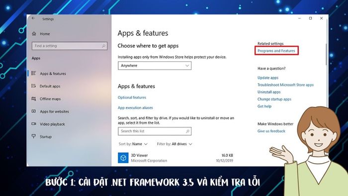 Phương pháp 3 - Bước 1: Khắc phục lỗi 0x800f081F trên Windows 10