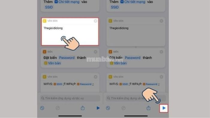 Trên màn hình chính, mở ứng dụng “Phím tắt”