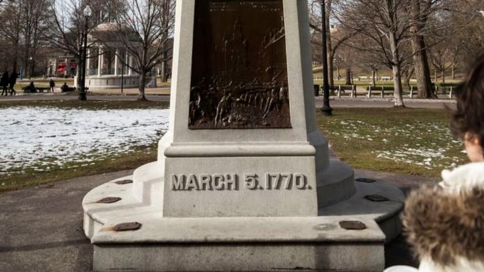 The Boston Massacre monument honors Crispus Attucks and the four other victims.