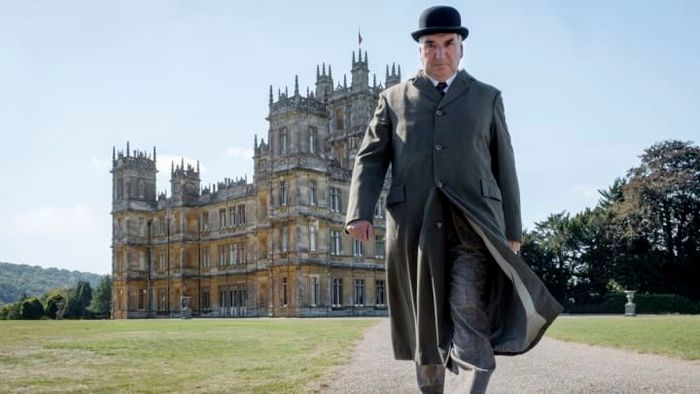 Jim Carter portraying Mr. Carson in Downton Abbey (2019).