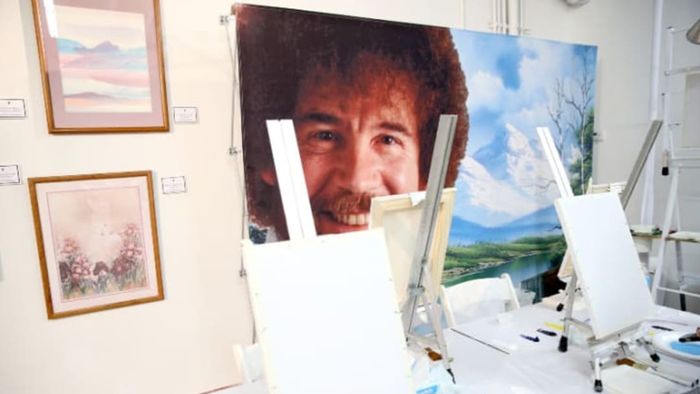 Bob Ross's joy of painting.
